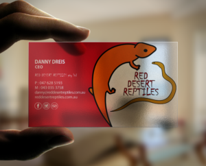 Diseño de Tarjeta de Presentación por Brand aid para Red Desert Reptiles | Diseño: #16932071