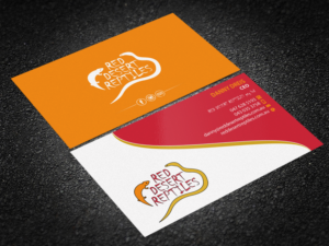 Diseño de Tarjeta de Presentación por Brand aid para Red Desert Reptiles | Diseño: #16932074