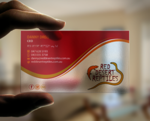 Design de Carte de Visite par Brand aid pour Red Desert Reptiles | Design : #16932936