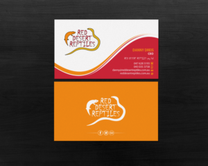 Business Card Design by Brand aid for Red Desert Reptiles | Design: #16932937