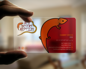 Design de Carte de Visite par chandrayaan.creative pour Red Desert Reptiles | Design : #16928691