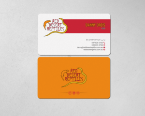 Design de Carte de Visite par chandrayaan.creative pour Red Desert Reptiles | Design : #16931789