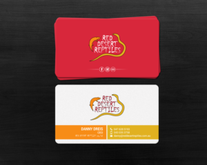 Diseño de Tarjeta de Presentación por chandrayaan.creative para Red Desert Reptiles | Diseño: #16932154