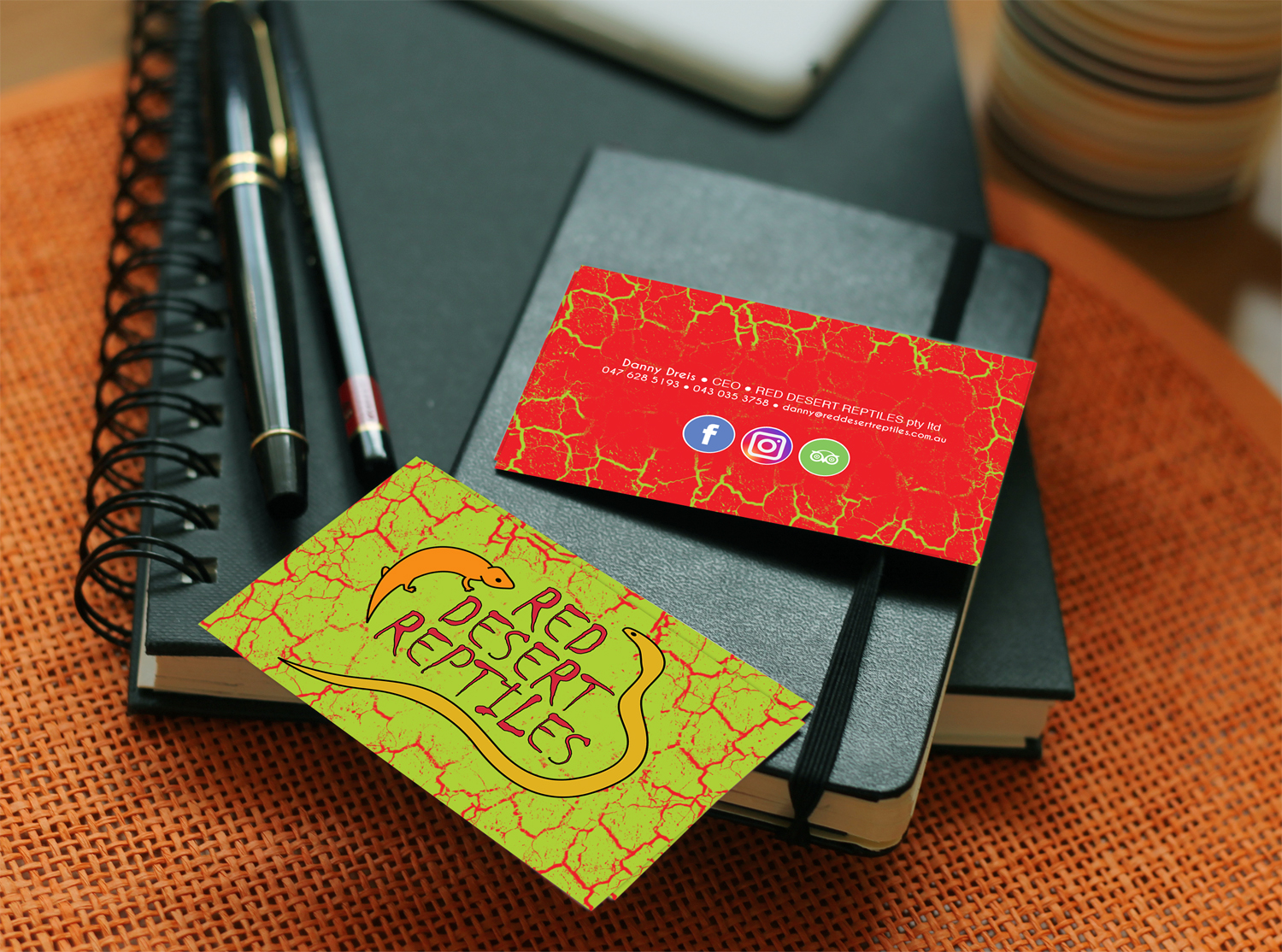 Diseño de Tarjeta de Presentación por VladimirSp para Red Desert Reptiles | Diseño #16945217