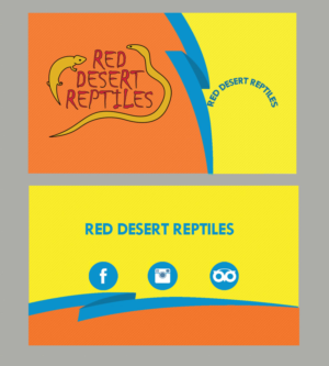 Business Card Design by abdeddine14 for Red Desert Reptiles | Design #17016707