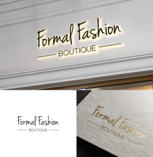 Logo Design by Optimistic_Studio for Formal Fashion Boutique  | Design: #16945757
