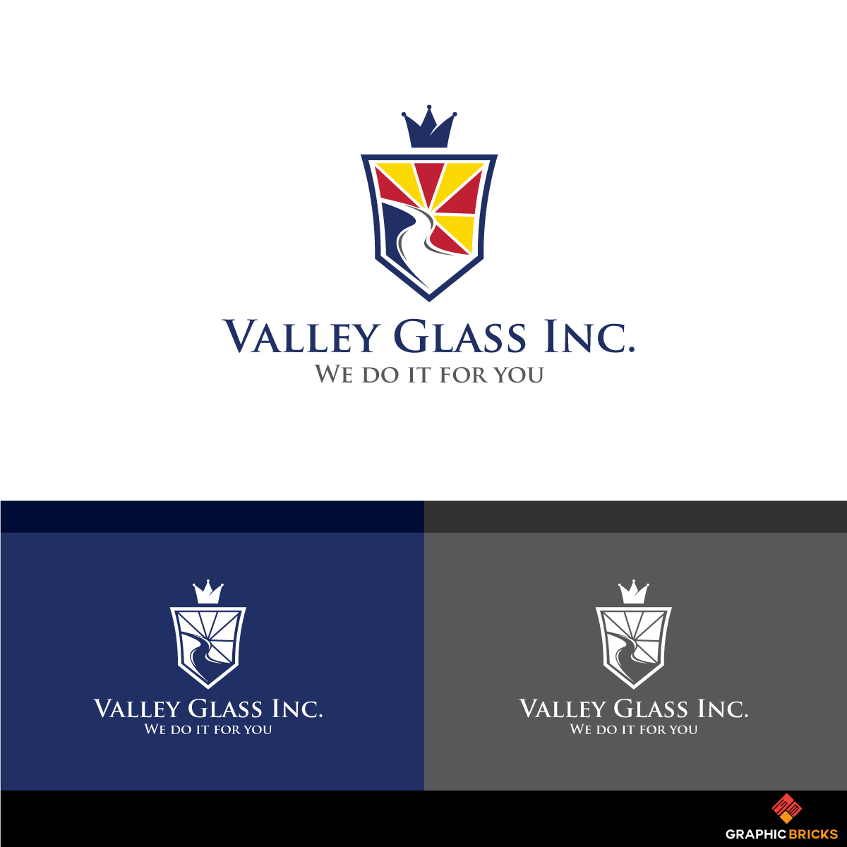 Logo-Design von Graphic Bricks für Valley Glass | Design #16955416