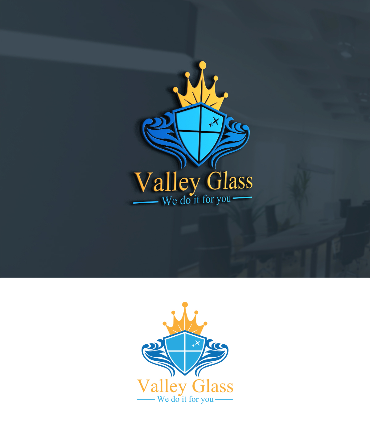 Logo Design by supercreative for Valley Glass | Design #16974142