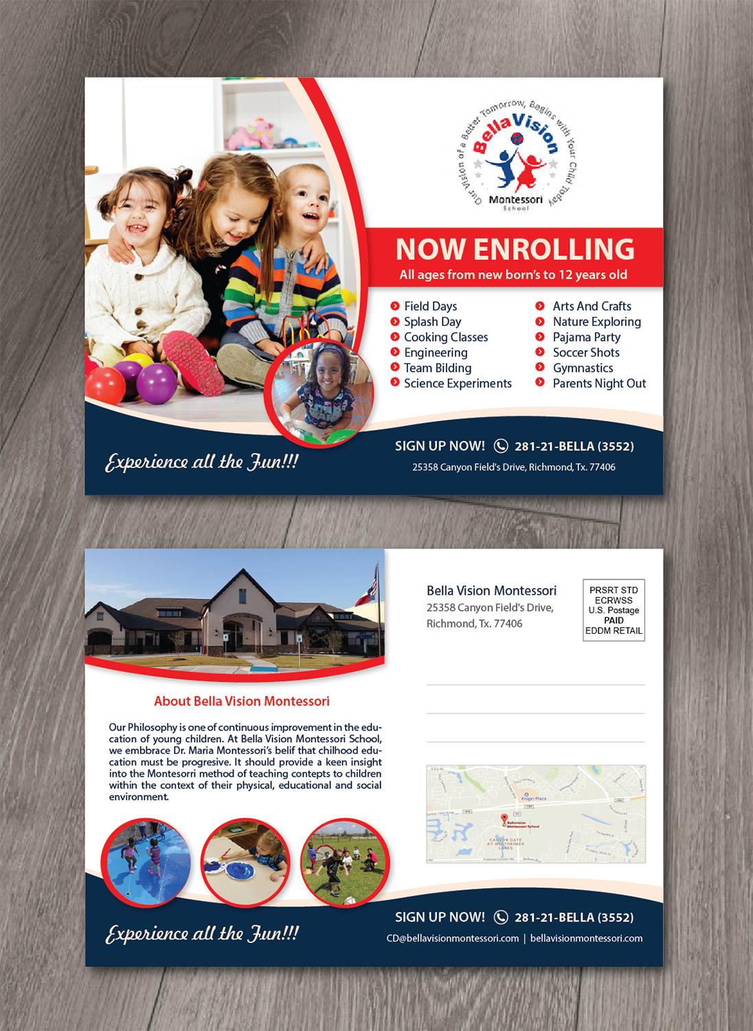Flyer Design by alex989 for BellaVision Montessori | Design #16934952