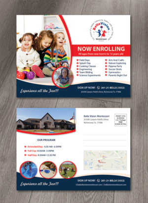 Diseño de Flyer por alex989 para BellaVision Montessori | Diseño: #16935385