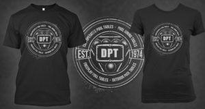 DPT Pool tables / works tshirt