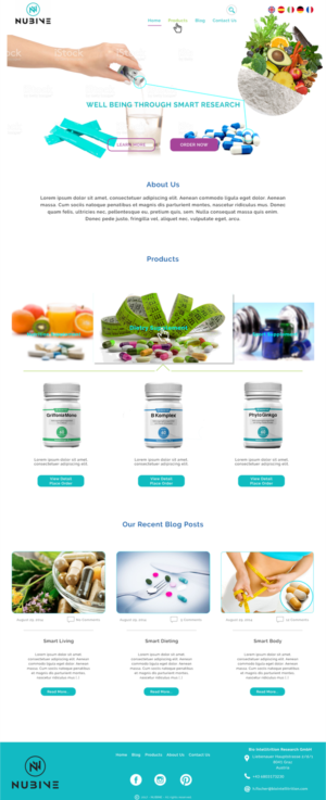 Web Design by Mary1982 for Megasell AG | Design #17034430