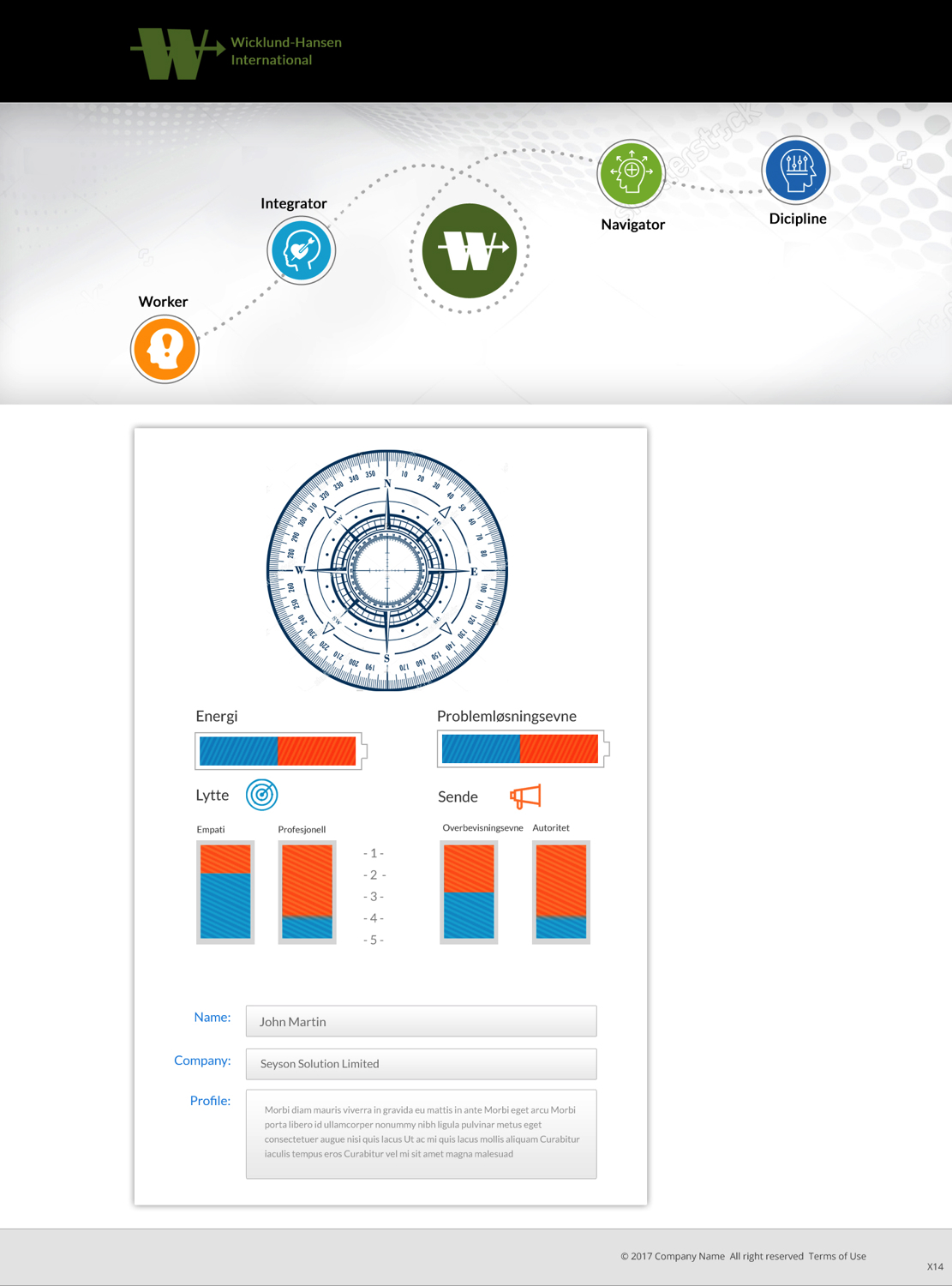 Web-Design von pb für Wicklund Hansen International | Design #17039051