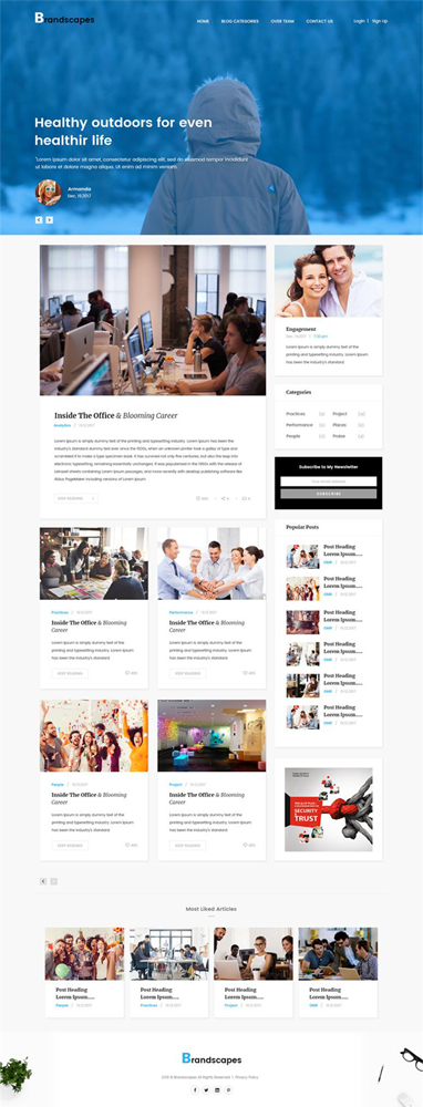 WordPress-Design von vedverma1984 für dieses Projekt | Design #17176714