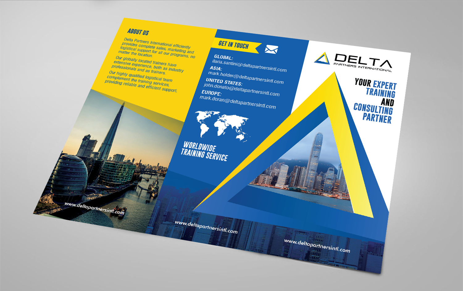Brochure Design by ABGraphics for Delta Partners International | Design #16949355