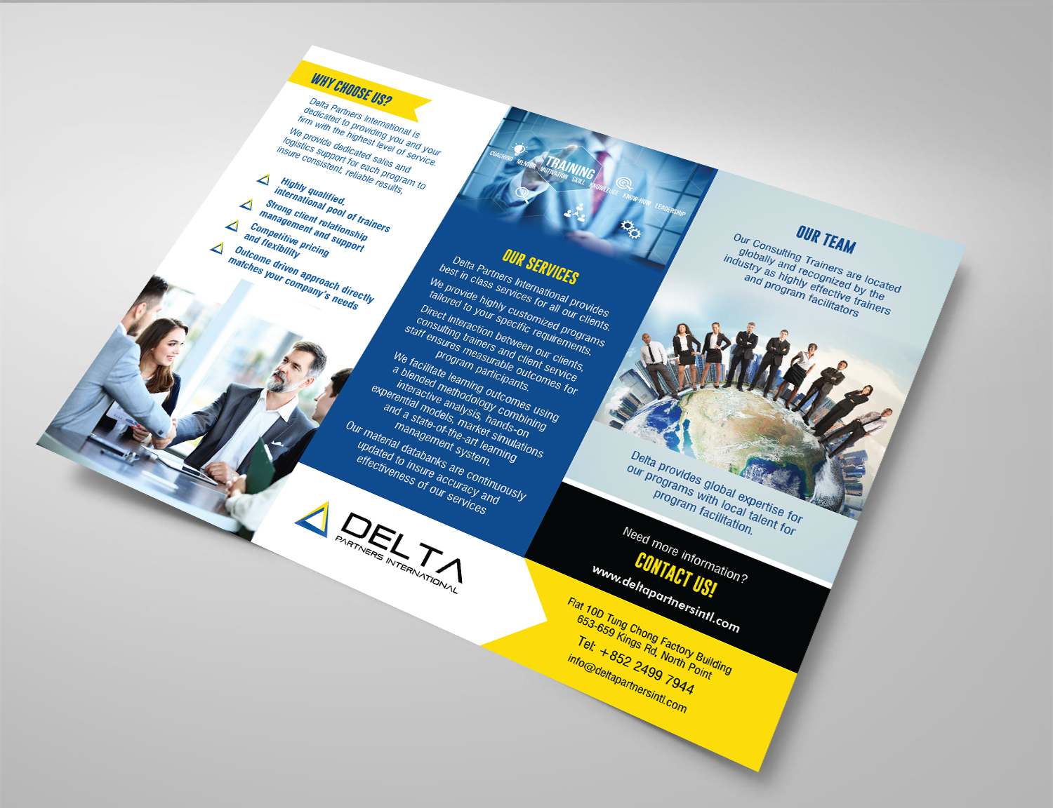 Brochure Design by ABGraphics for Delta Partners International | Design #16949356