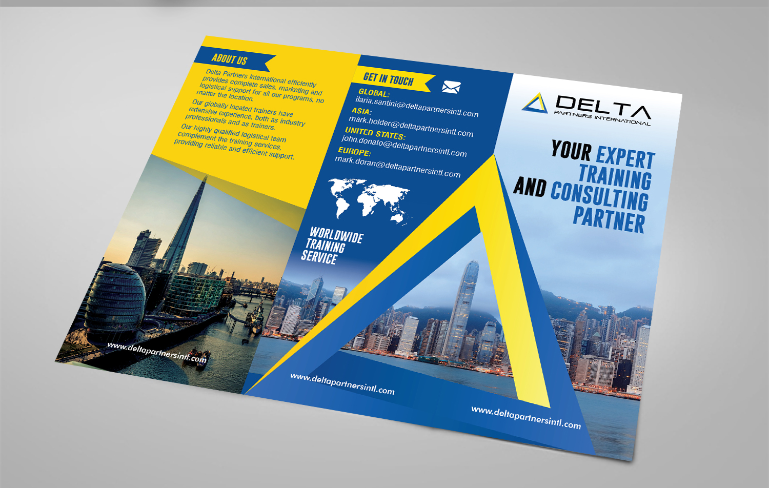 Brochure Design by ABGraphics for Delta Partners International | Design #16975070