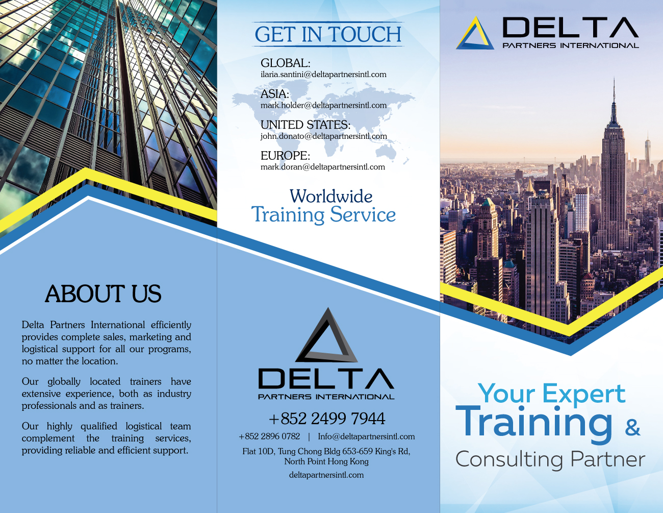 Brochure Design by Impressive Solutions for Delta Partners International | Design #16989951