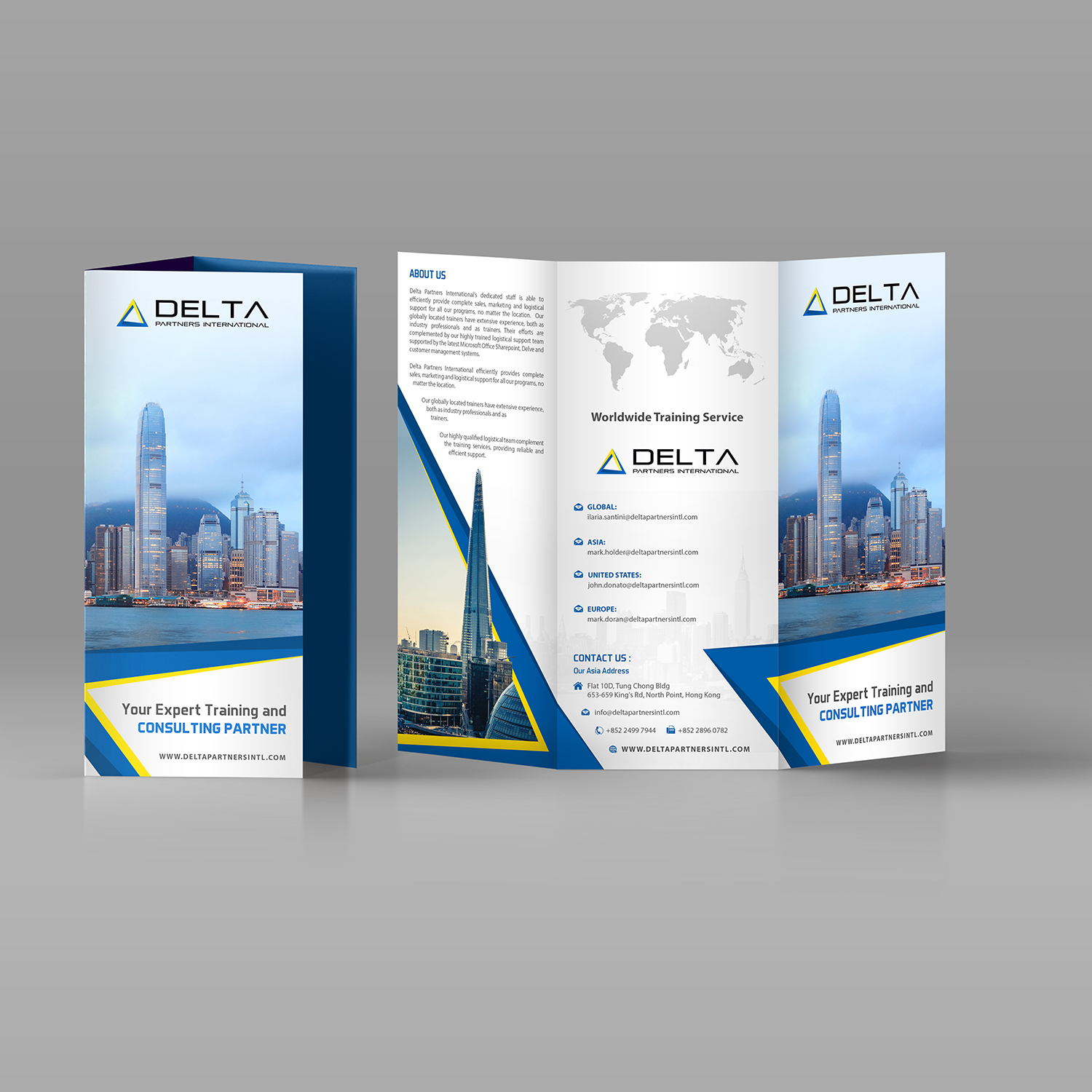 Brochure Design by debdesign for Delta Partners International | Design #16969195
