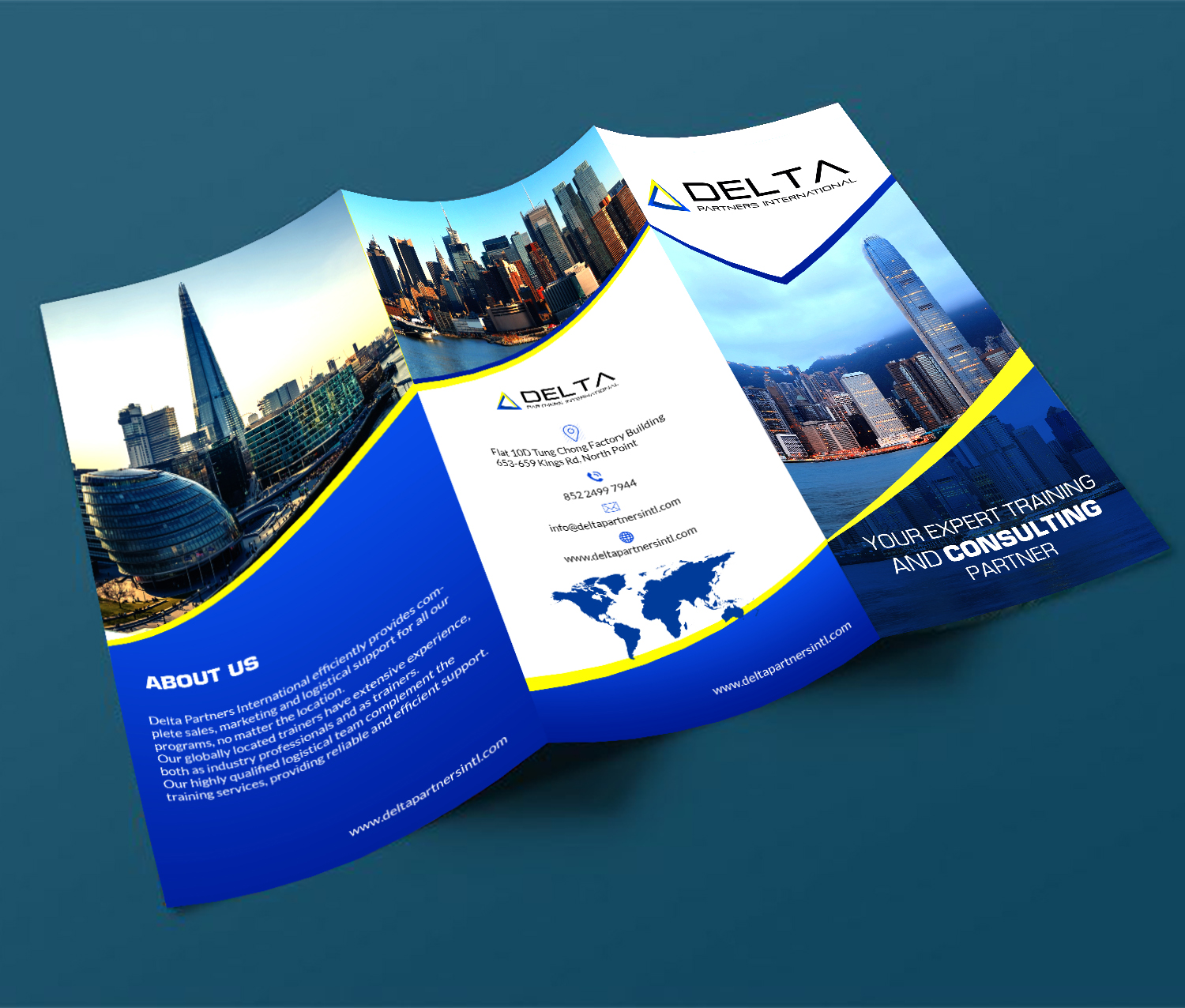 Diseño de Brochure por creative.bugs para Delta Partners International | Diseño #16972565