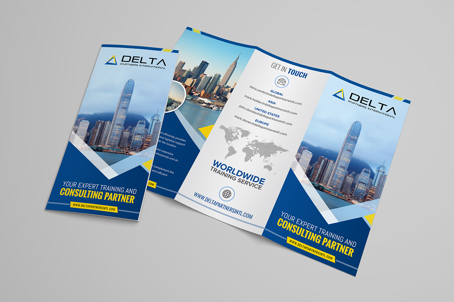 Diseño de Brochure por SAI DESIGNS para Delta Partners International | Diseño #16993519