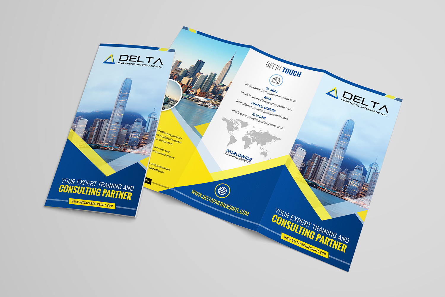 Brochure Design by SAI DESIGNS for Delta Partners International | Design #16993520