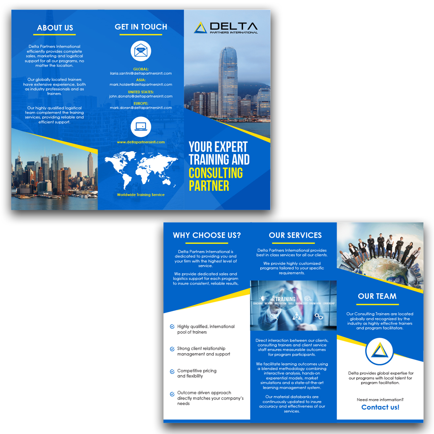 Brochure Design by pecgi for Delta Partners International | Design #16960407