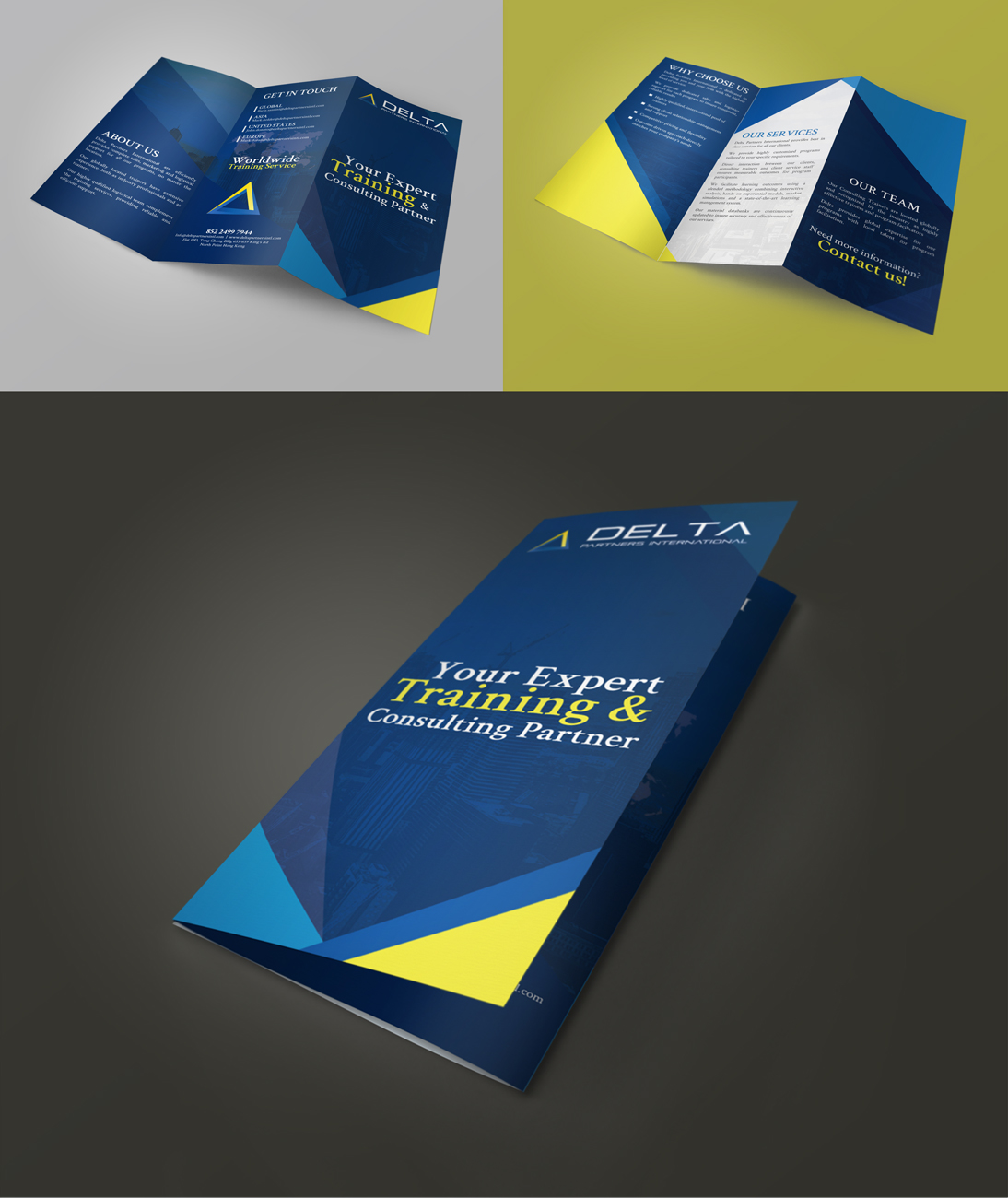 Brochure Design by Dexter Solutions for Delta Partners International | Design #16975904