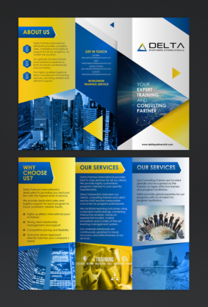 Broschüren-Design von Titan Solbiz für Delta Partners International | Design: #16991261