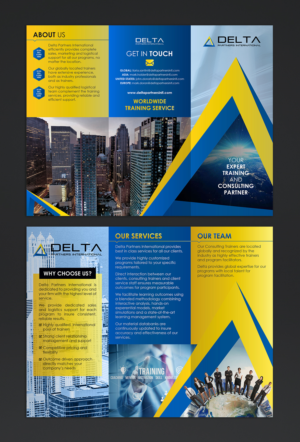 Broschüren-Design von Titan Solbiz für Delta Partners International | Design: #16991262