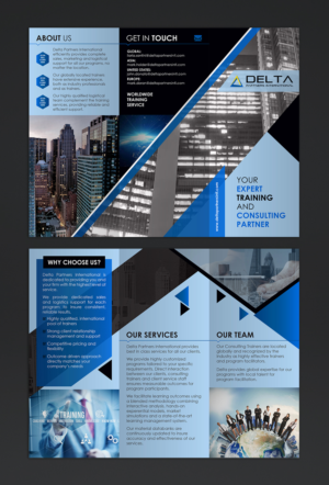 Broschüren-Design von Titan Solbiz für Delta Partners International | Design: #16991263