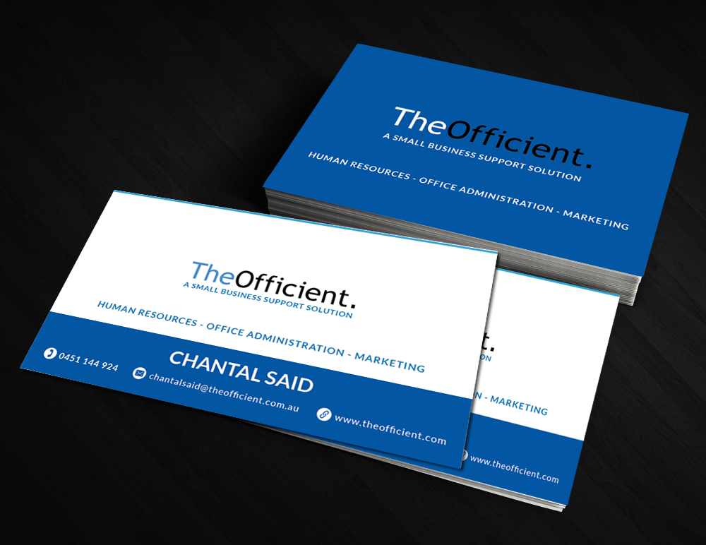 Business Card Design by  Artman for this project | Design #2724508