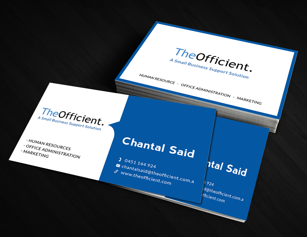 Business Card Design by  Artman for this project | Design #2724514
