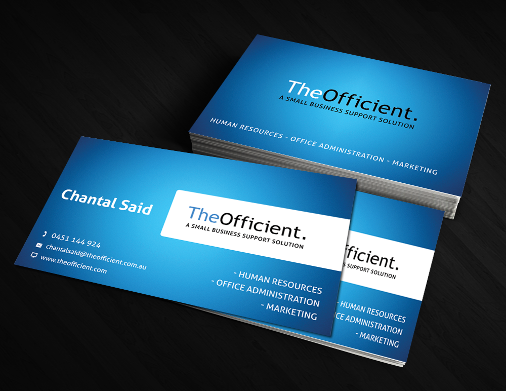 Business Card Design by  Artman for this project | Design #2724527