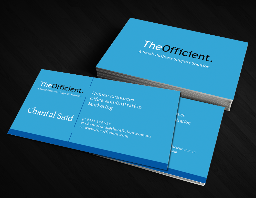 Business Card Design by  Artman for this project | Design #2724536