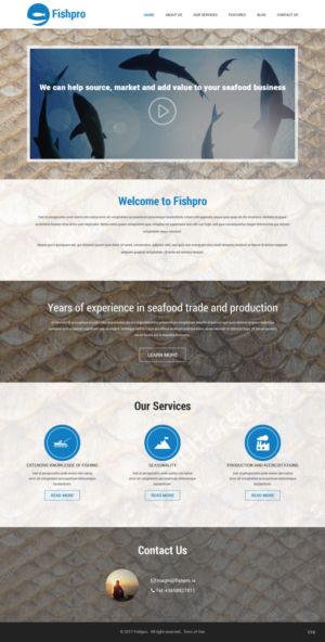 Web Design par pb pour Fishpro | Design : #17051634