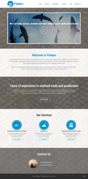 Web Design by pb for Fishpro | Design: #17173246