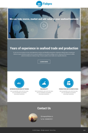 Web Design by pb for Fishpro | Design: #17418824