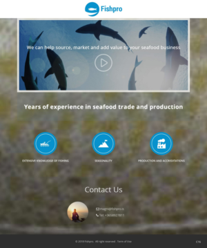 Web Design by pb for Fishpro | Design: #17455828