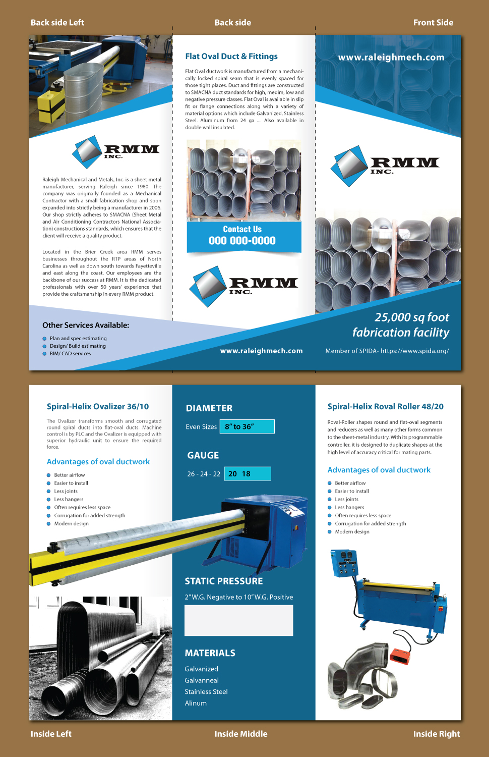 Brochure Design by meet007 for RMM Inc. | Design #16947560
