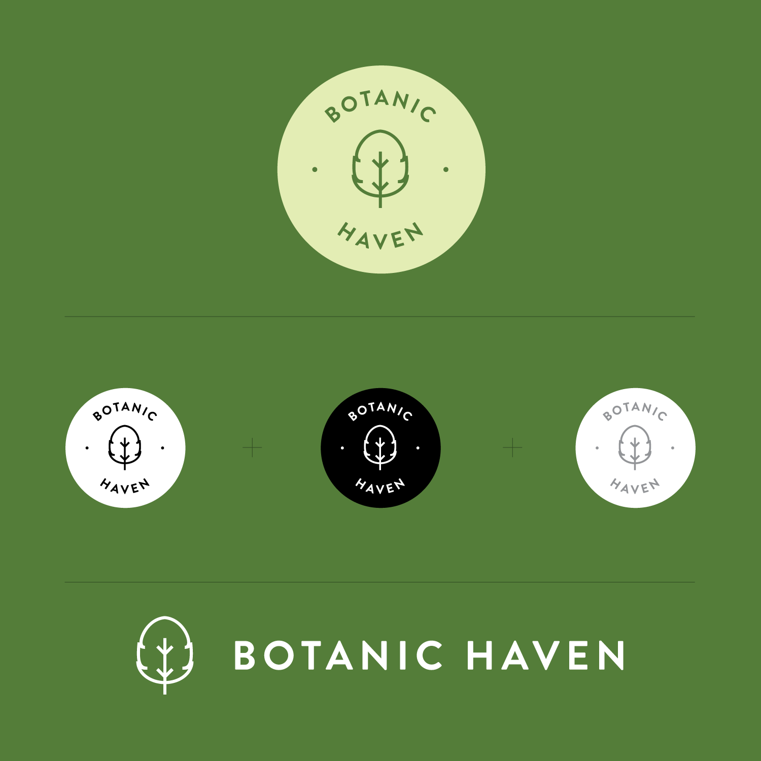 Logo-Design von Huuh Studio für Botanic Haven | Design #16948326