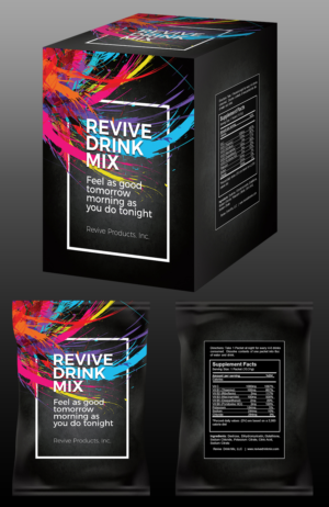 Revive Drink Mix Packaging Design