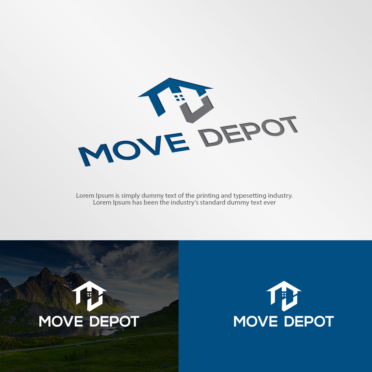 Logo Design by dr ghulam mustafa sahab for Move Depot | Design #16943497