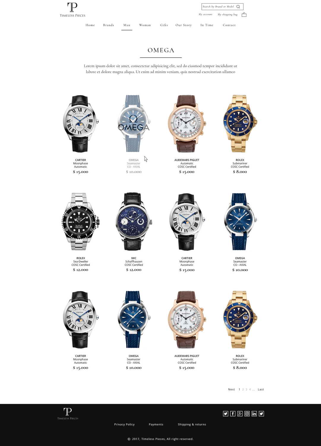 Web Design by MihaiMoldovan for this project | Design #17130603