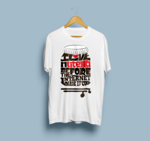 Concrete Company Celebrates World Nutella Day 2018 :-) | T-Shirt-Design von SAI DESIGNS