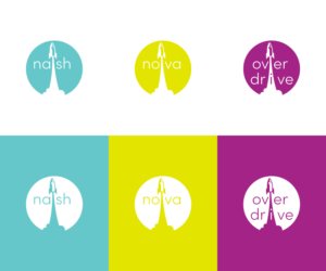 Nash, Nova, Choir or Overdrive | Logo Design by Elizabeta