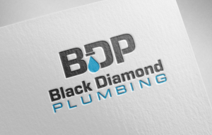 Black Diamond Plumbing | Logo Design by Daniel Caso Design