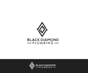 Black Diamond Plumbing | Logo Design by surabayawarnawarni