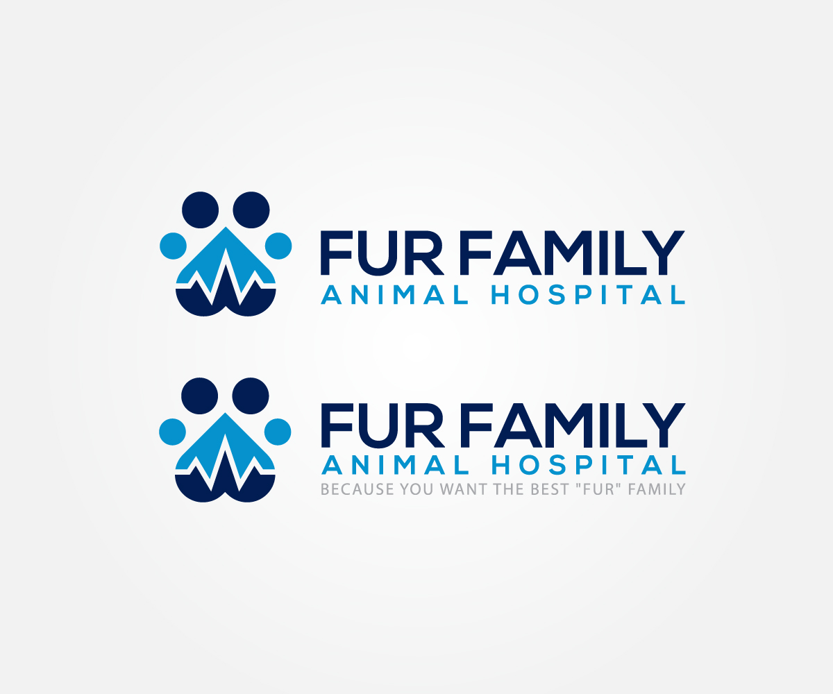Logo Design by sangeloenriquez for Fur Family Animal Hospital | Design #16975271