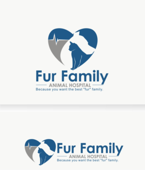 Logo-Design von nutu für Fur Family Animal Hospital | Design: #16972285